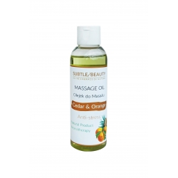 Antystresowy Naturalny olejek do masażu - Cedr/Orange